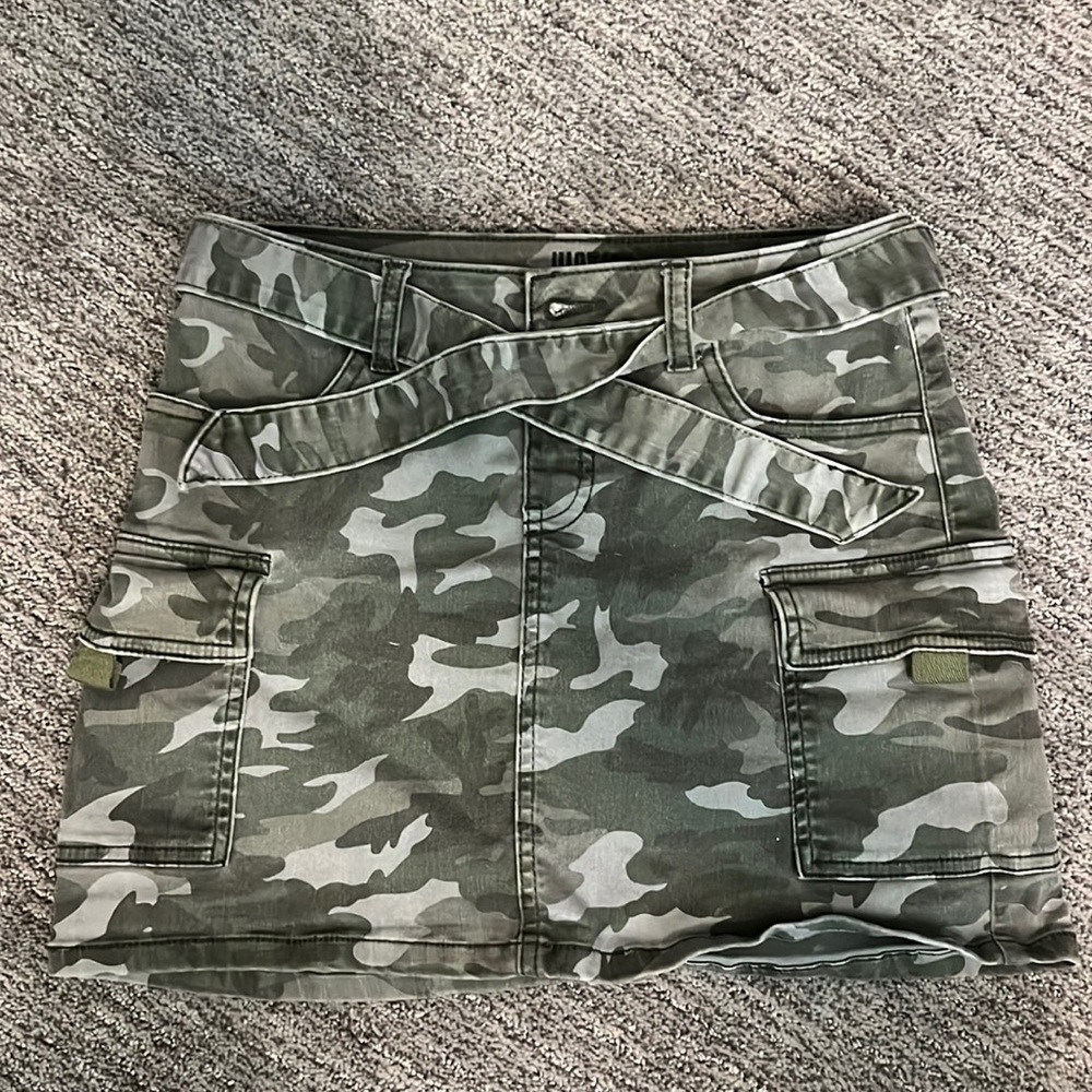 Justice army camouflage skirt size 14